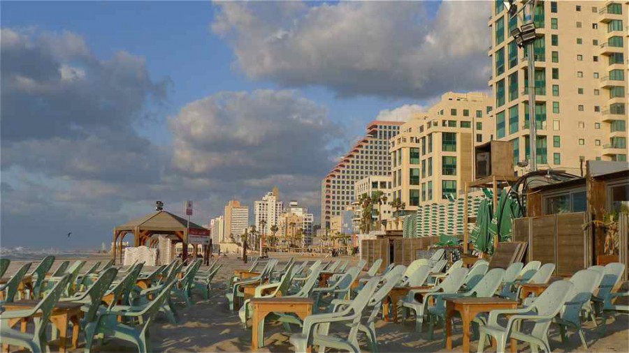 Banana Beach, Tel Aviv, Israel